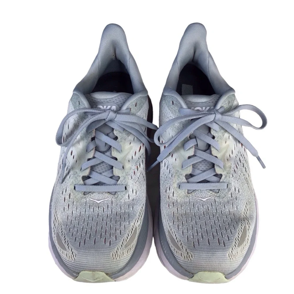 HOKA Clifton 8 Sneaker in Blue Fog Size 7.5 - Picture 1 of 16